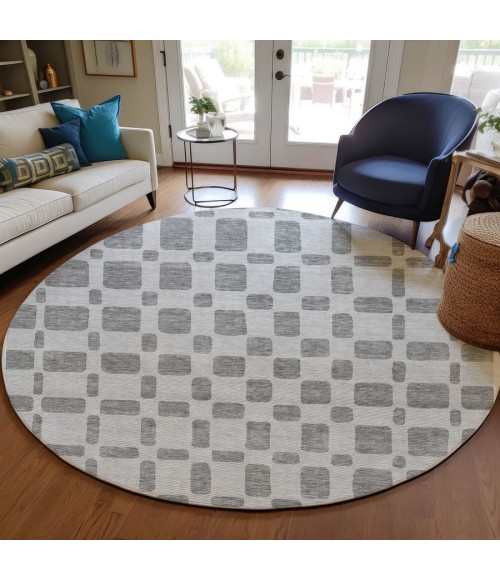 Addison Chantille ACN871-Gray 8 ft. X 8 ft. Round Rug