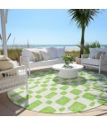 Addison Chantille ACN871-Lime 8 ft. X 8 ft. Round Rug