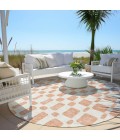 Addison Chantille ACN871-Peach 8 ft. X 8 ft. Round Rug