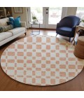 Addison Chantille ACN871-Peach 8 ft. X 8 ft. Round Rug
