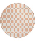 Addison Chantille ACN871-Peach 8 ft. X 8 ft. Round Rug
