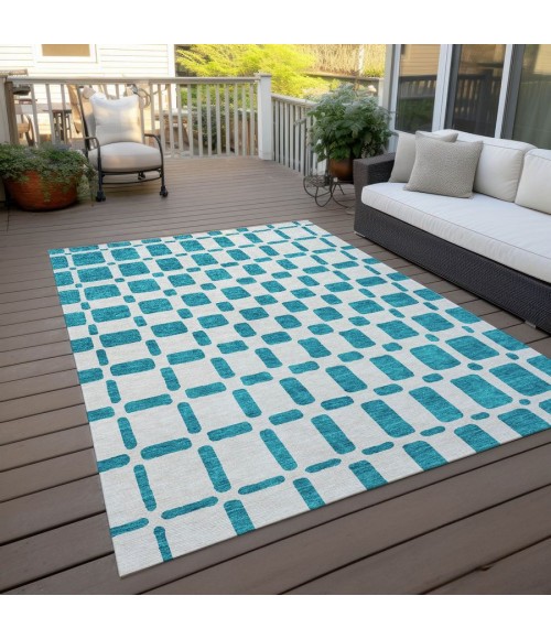 Addison Chantille ACN871-Teal 8 ft. X 10 ft. Rectangle Rug