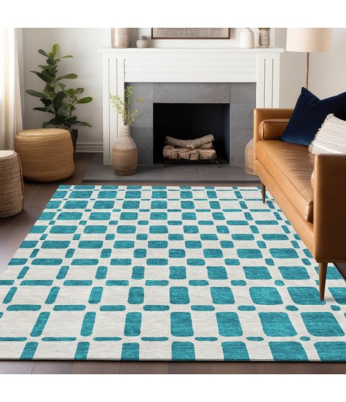 Addison Chantille ACN871-Teal 8 ft. X 10 ft. Rectangle Rug