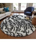 Addison Chantille ACN873-Black 8 ft. X 8 ft. Round Rug