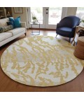 Addison Chantille ACN873-Gold 8 ft. X 8 ft. Round Rug