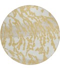 Addison Chantille ACN873-Gold 8 ft. X 8 ft. Round Rug