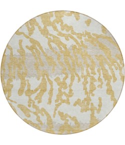 Addison Chantille ACN873-Gold 8 ft. X 8 ft. Round Rug