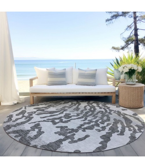 Addison Chantille ACN873-Gray 8 ft. X 8 ft. Round Rug