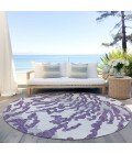 Addison Chantille ACN873-Purple 8 ft. X 8 ft. Round Rug