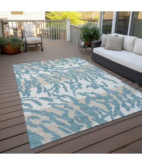 Addison Chantille ACN873-Teal 3 ft. X 5 ft. Rectangle Rug