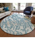 Addison Chantille ACN873-Teal 8 ft. X 8 ft. Round Rug