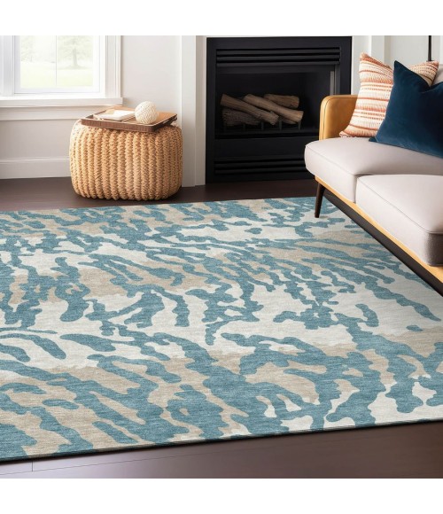Addison Chantille ACN873-Teal 3 ft. X 5 ft. Rectangle Rug
