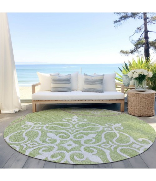 Addison Chantille ACN874-Aloe 8 ft. X 8 ft. Round Rug
