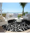 Addison Chantille ACN874-Black 8 ft. X 8 ft. Round Rug
