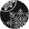 Addison Chantille ACN874-Black 8 ft. X 8 ft. Round Rug