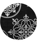 Addison Chantille ACN874-Black 8 ft. X 8 ft. Round Rug
