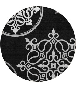 Addison Chantille ACN874-Black 8 ft. X 8 ft. Round Rug