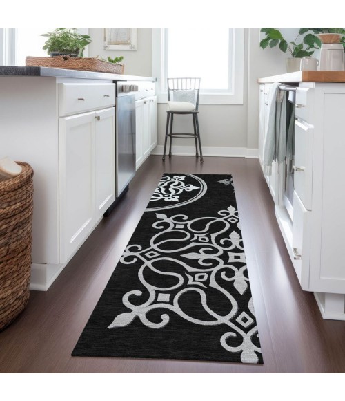 Addison Chantille ACN874-Black 2 ft. 3 in. X 7 ft. 6 in. Rectangle Rug