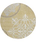 Addison Chantille ACN874-Gold 8 ft. X 8 ft. Round Rug