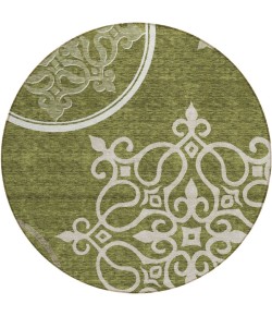 Addison Chantille ACN874-Olive 8 ft. X 8 ft. Round Rug