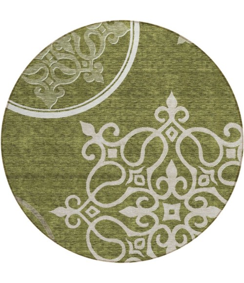 Addison Chantille ACN874-Olive 8 ft. X 8 ft. Round Rug