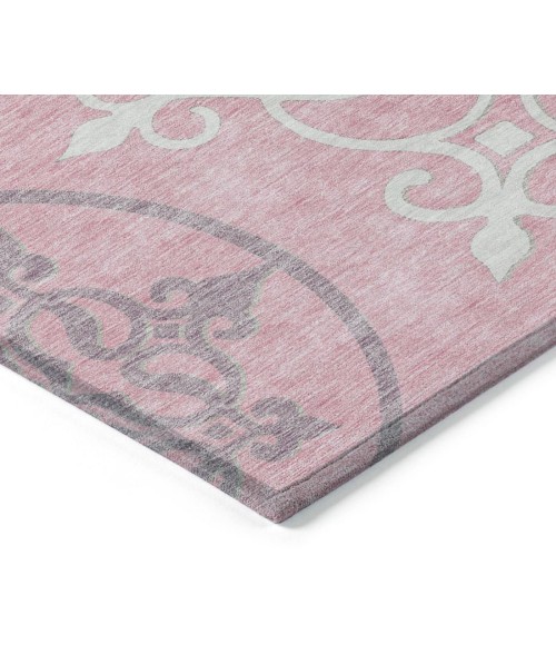 Addison Chantille ACN874-Pink 8 ft. X 8 ft. Round Rug