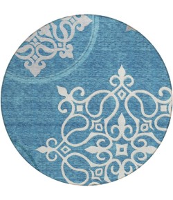 Addison Chantille ACN874-Teal 8 ft. X 8 ft. Round Rug
