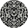 Addison Chantille ACN875-Black 8 ft. X 8 ft. Round Rug