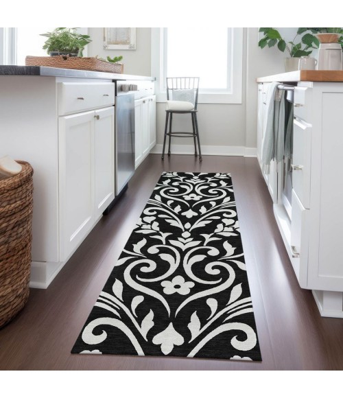 Addison Chantille ACN875-Black 2 ft. 3 in. X 7 ft. 6 in. Rectangle Rug