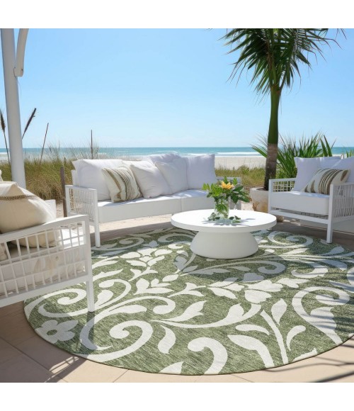 Addison Chantille ACN875-Fern 8 ft. X 8 ft. Round Rug