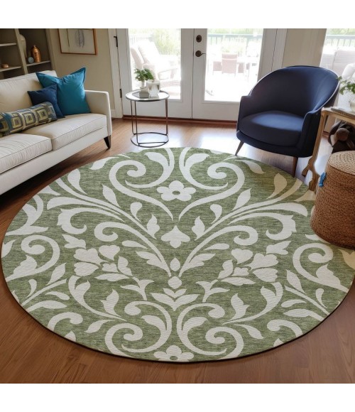 Addison Chantille ACN875-Fern 8 ft. X 8 ft. Round Rug