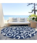 Addison Chantille ACN875-Navy 8 ft. X 8 ft. Round Rug