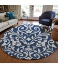 Addison Chantille ACN875-Navy 8 ft. X 8 ft. Round Rug