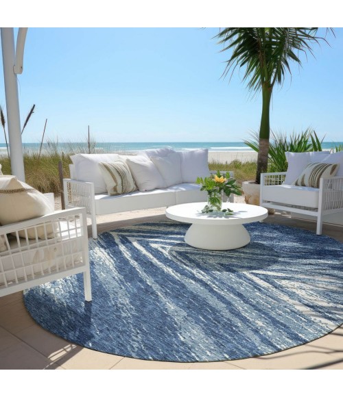 Addison Chantille ACN876-Blue 8 ft. X 8 ft. Round Rug