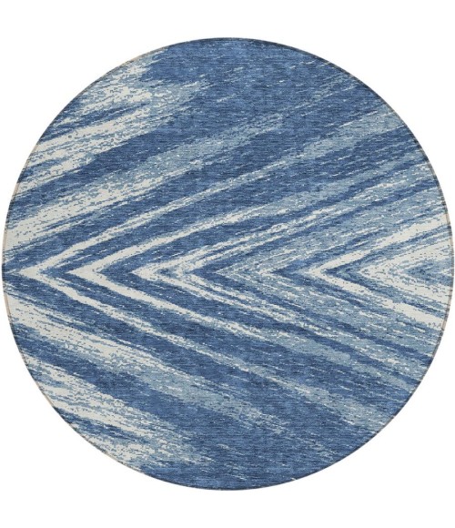 Addison Chantille ACN876-Blue 8 ft. X 8 ft. Round Rug