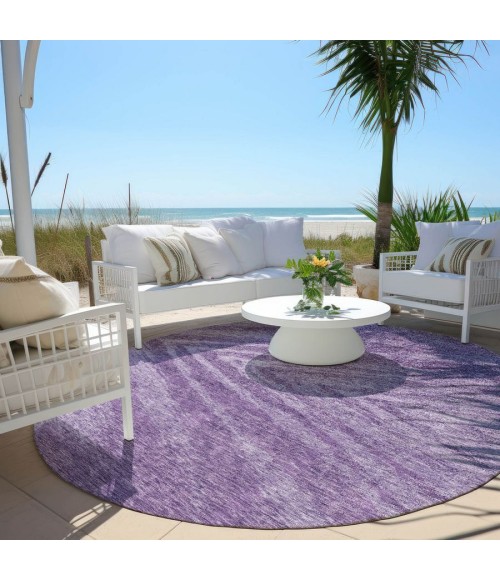 Addison Chantille ACN876-Purple 8 ft. X 8 ft. Round Rug