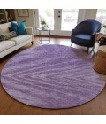 Addison Chantille ACN876-Purple 8 ft. X 8 ft. Round Rug