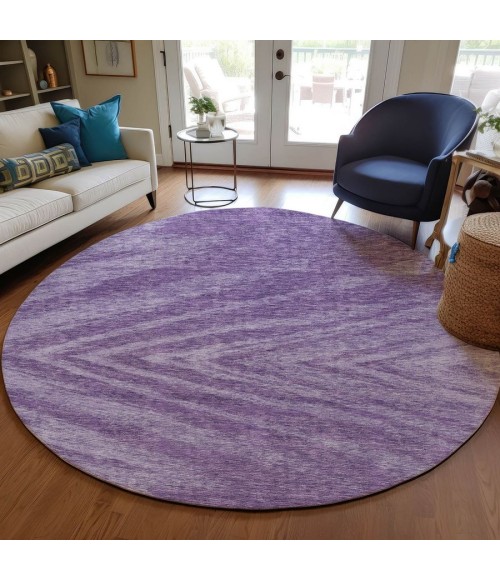 Addison Chantille ACN876-Purple 8 ft. X 8 ft. Round Rug