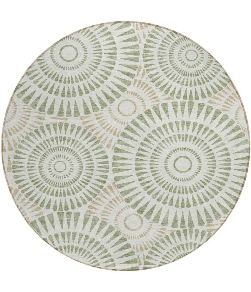Addison Chantille Rug ACN877-Aloe 8 ft. X 8 ft. Round - Rugs Town Addison Chantille ACN877-Aloe 8 ft. X 8 ft. Round Rug