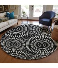 Addison Chantille ACN877-Black 8 ft. X 8 ft. Round Rug