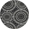 Addison Chantille ACN877-Black 8 ft. X 8 ft. Round Rug