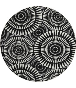 Addison Chantille ACN877-Black 8 ft. X 8 ft. Round Rug