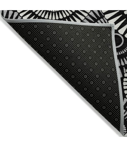 Addison Chantille ACN877-Black 8 ft. X 8 ft. Round Rug