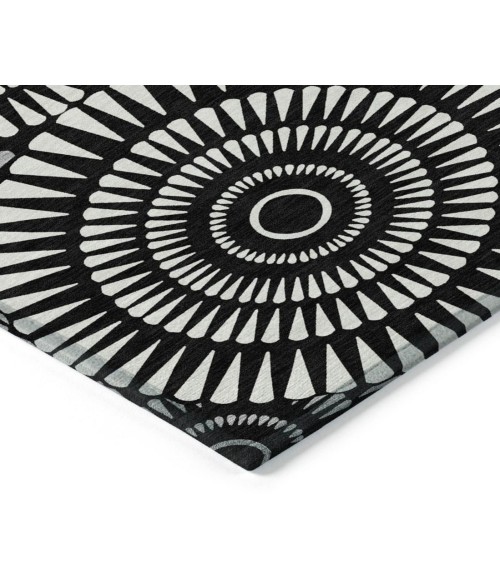 Addison Chantille ACN877-Black 8 ft. X 8 ft. Round Rug