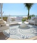 Addison Chantille ACN877-Blue 8 ft. X 8 ft. Round Rug