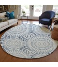 Addison Chantille ACN877-Blue 8 ft. X 8 ft. Round Rug