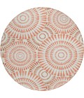Addison Chantille ACN877-Coral 8 ft. X 8 ft. Round Rug