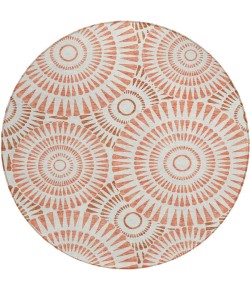 Addison Chantille ACN877-Coral 8 ft. X 8 ft. Round Rug