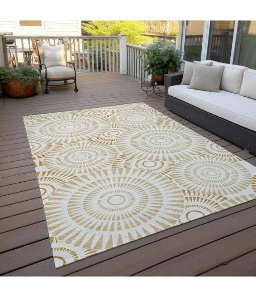 Addison Chantille ACN877-Gold 8 ft. X 10 ft. Rectangle Rug