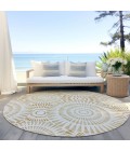 Addison Chantille ACN877-Gold 8 ft. X 8 ft. Round Rug